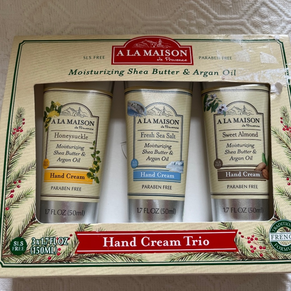 A La Maison Hand Crème Trio, 1.7 oz x 3